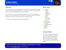 Tablet Screenshot of krillinsworld.com